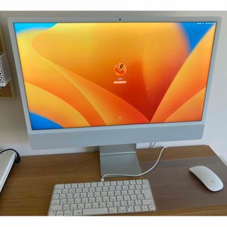 マック(Mac (Apple))の【美品】8月11日まで！M1 iMac 24インチ 4.5K(デスクトップ型PC)