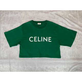 CELINE Classic CROPPED CELINE T-SHIRT IN COTTON JERSEY 2X761671Q.01EA