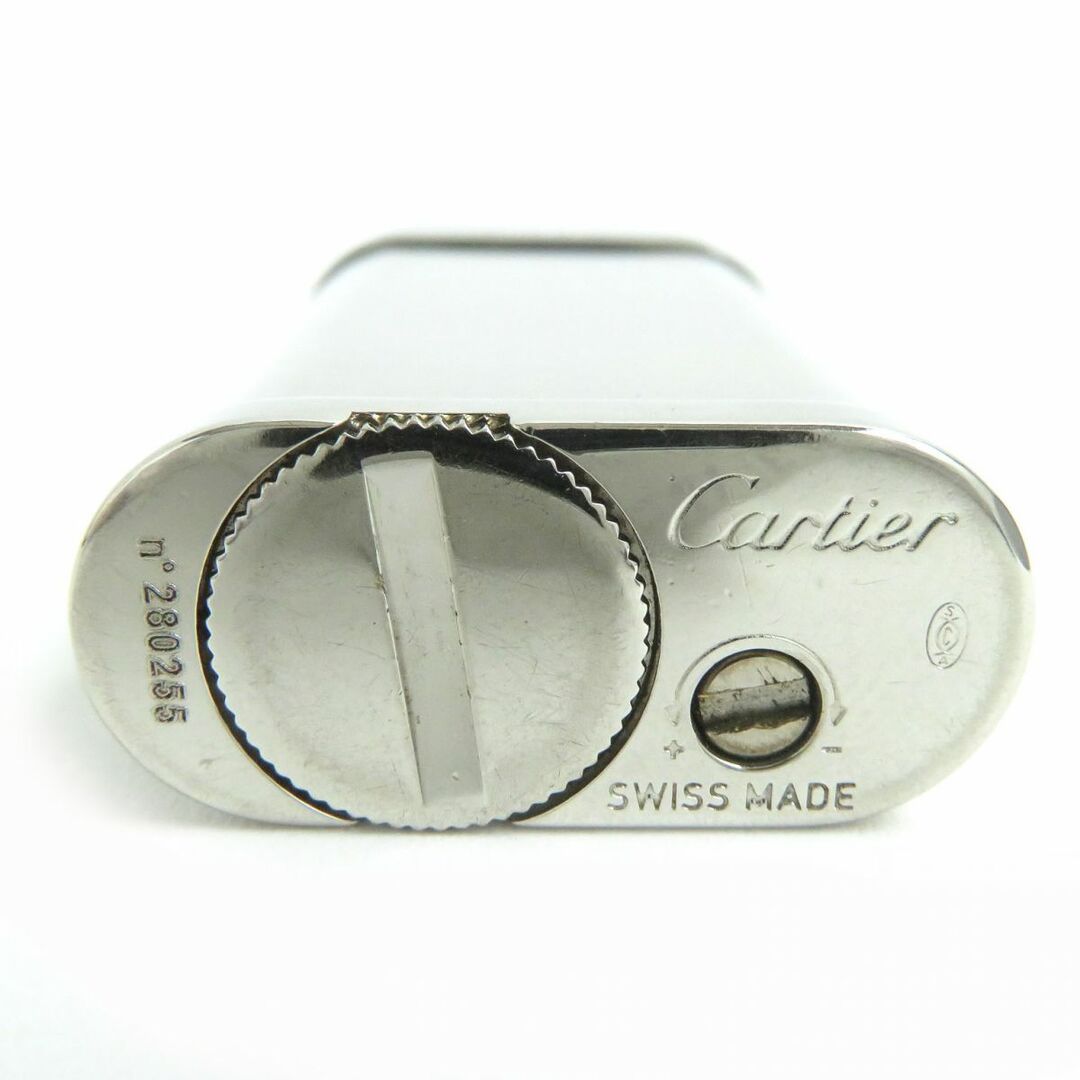 Cartier カルティエ ガスライター オバール シルバー g32