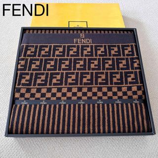 フェンディ(FENDI)の【新品未使用】フェンディタオルケット　大きめサイズ　ズッカ柄(その他)