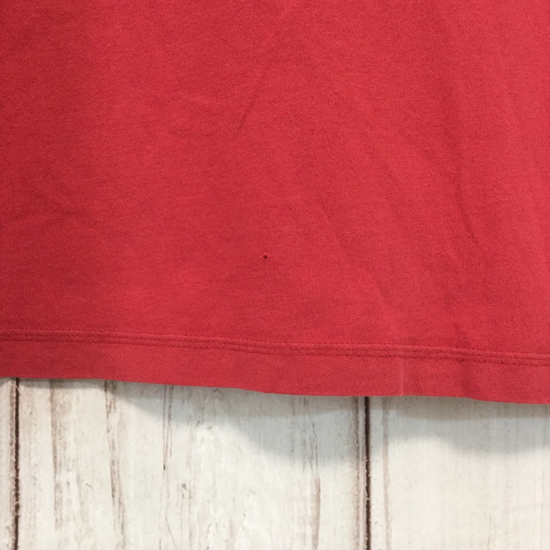 【半袖Tシャツ】昭和レトロ キャラクタ―プリント ゆるだぼ XL相当 赤 8