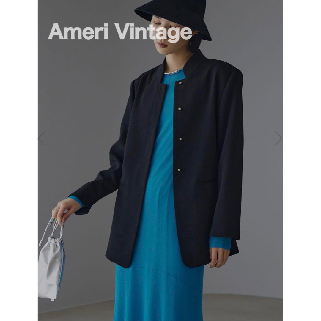 【Ameri Vintage】TWILL JACKET LIKE TOP