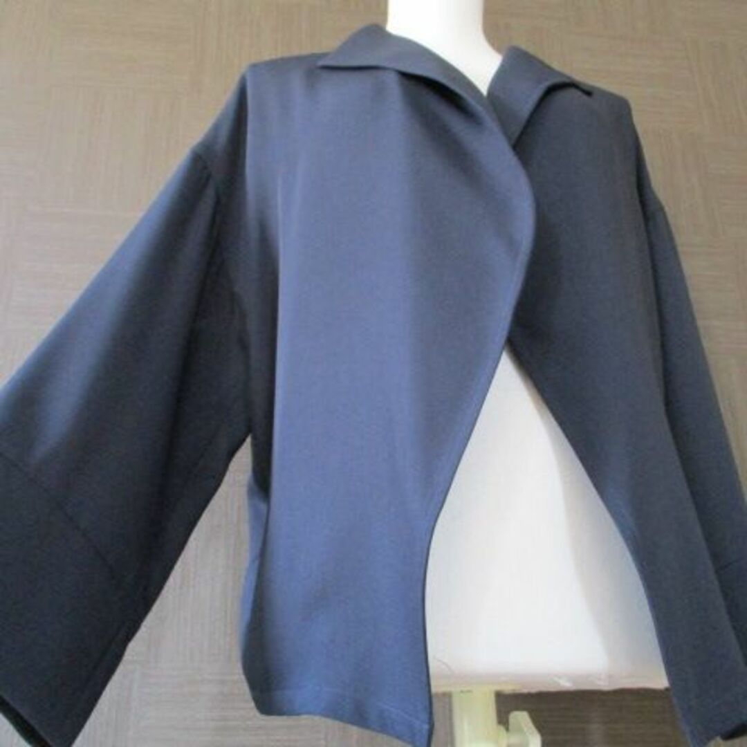 ネミカ（レリアン）ネイビー 濃紺 ジャケット 13+ 日本製 大きいサイズ 美品 2