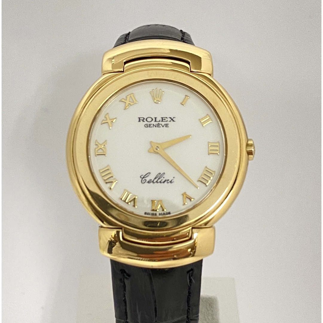 ROLEX - 極美品 ロレックス K18YG チェリーニ 6622 ホワイト Dバックル ...