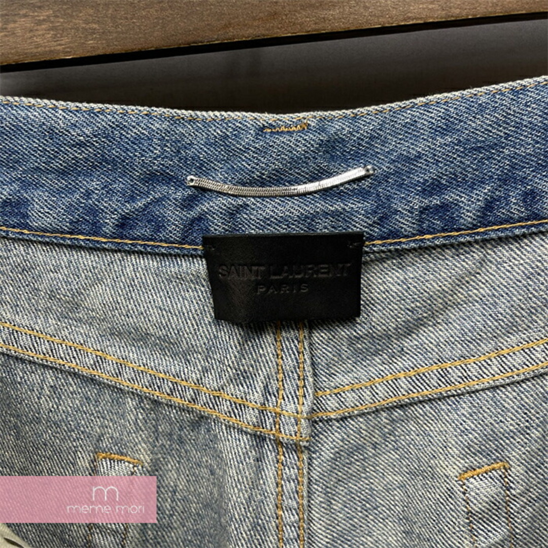 SAINT LAURENT PARIS/サンローランパリ　19SS　ストレッチスキニーデニム　542046 Y994T　サイズ：24　カラー：ブルー【rene】【USED】【221022】【yast】