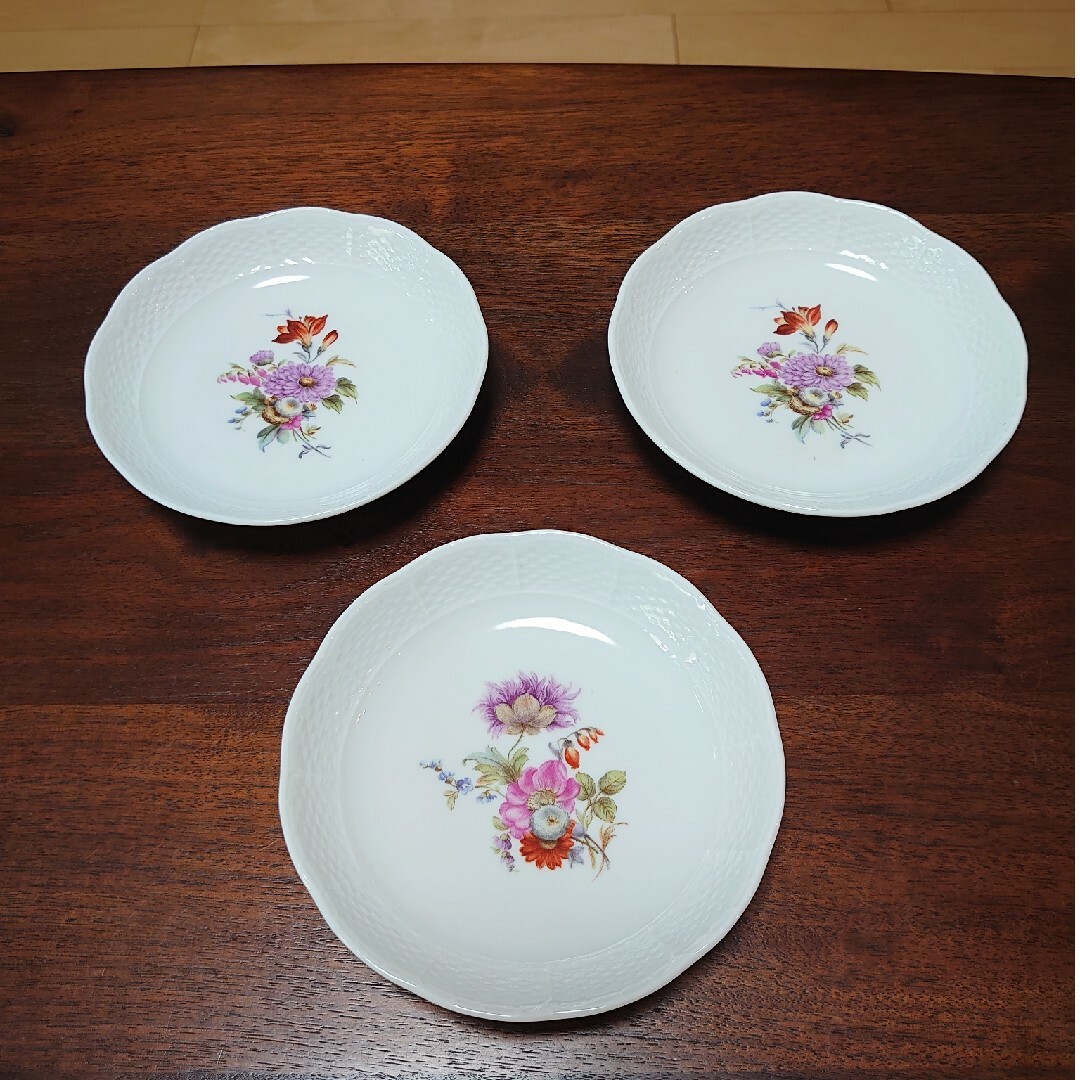 Richard Ginori - 美品💜未使用ヴィンテージ ジノリ 小皿13cm 3 Richard Ginori - 美品💜未使用ヴィンテージ ジノリ 小皿13cm 3