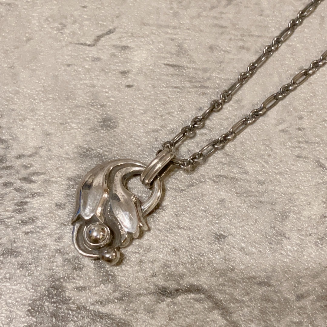 美品 Georg Jensen ジョージジェンセン イヤー 1999 ネックレス 1