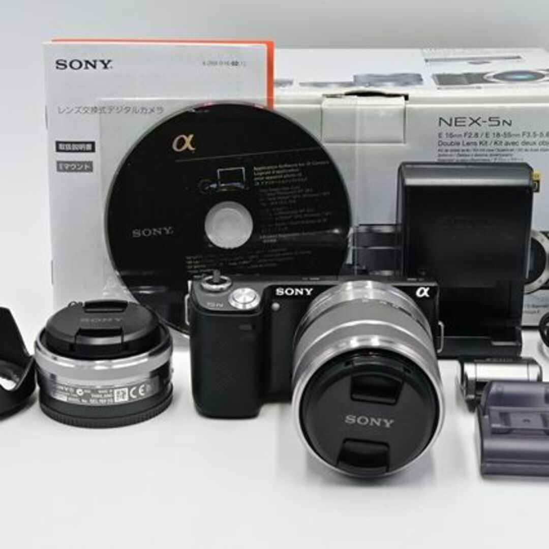 【箱付き・動作品】SONY NEX-F3 ミラーレス　ダブルレンズキット