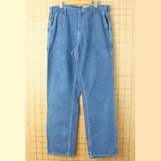 カーハート(carhartt)のcarharttカーハート デニムペインターパンツ ワークブルーW34 ss79(ペインターパンツ)