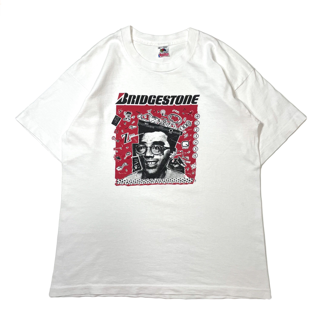 希少 90s USA製 Bridgestone Vintage Art TeeTシャツ/カットソー(半袖/袖なし)