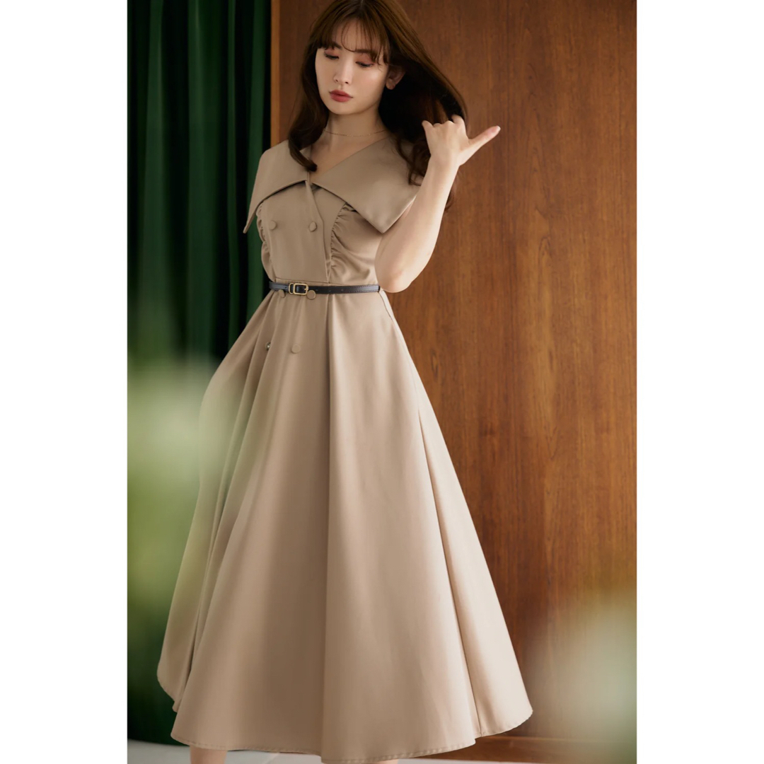 Her lip to   新品 HLT Vincennes Belted Big Collar Dressの通販 by