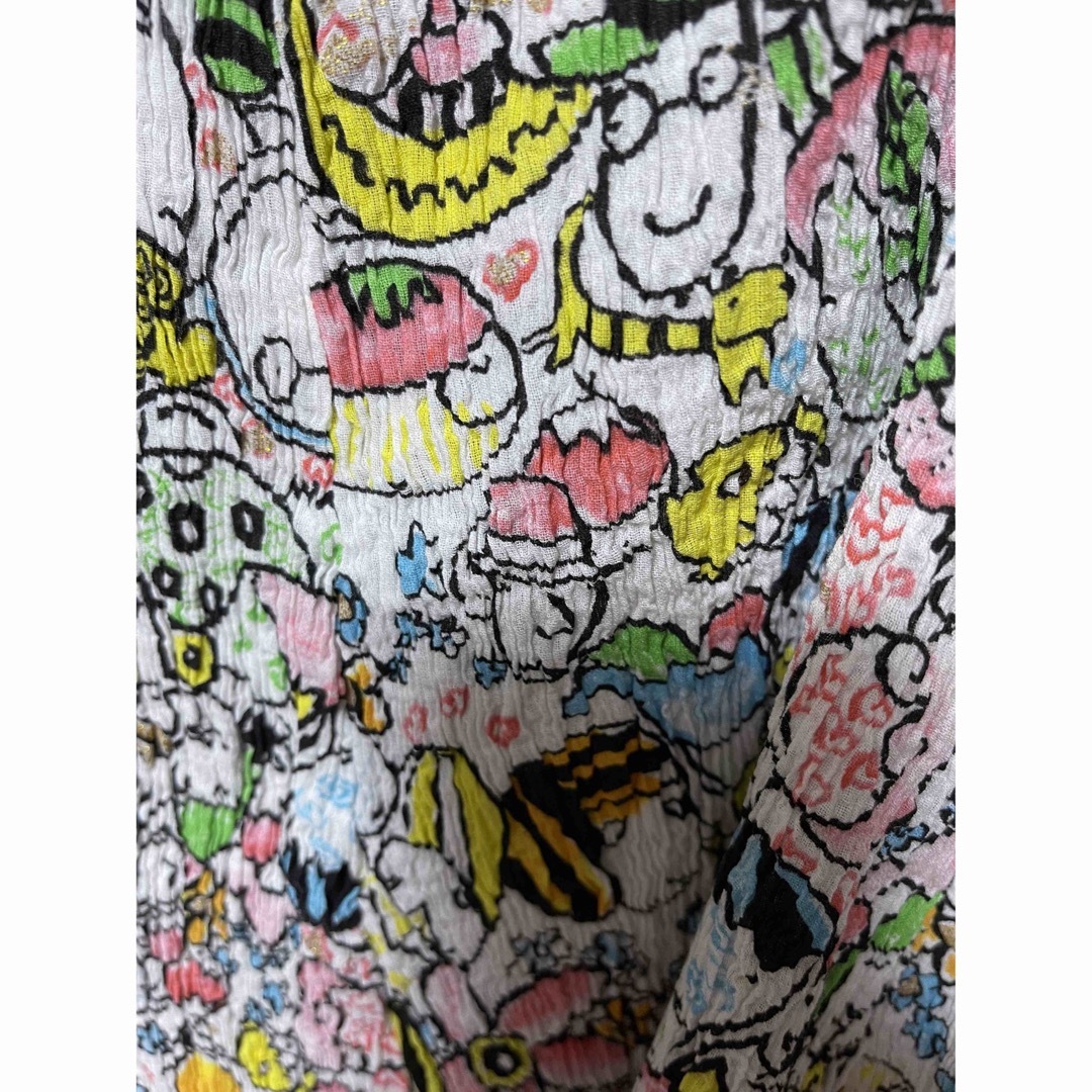 TSUMORI CHISATO(ツモリチサト)のツモリチサト　イラストプリント　新品　楊柳　スカート　 レディースのスカート(ひざ丈スカート)の商品写真