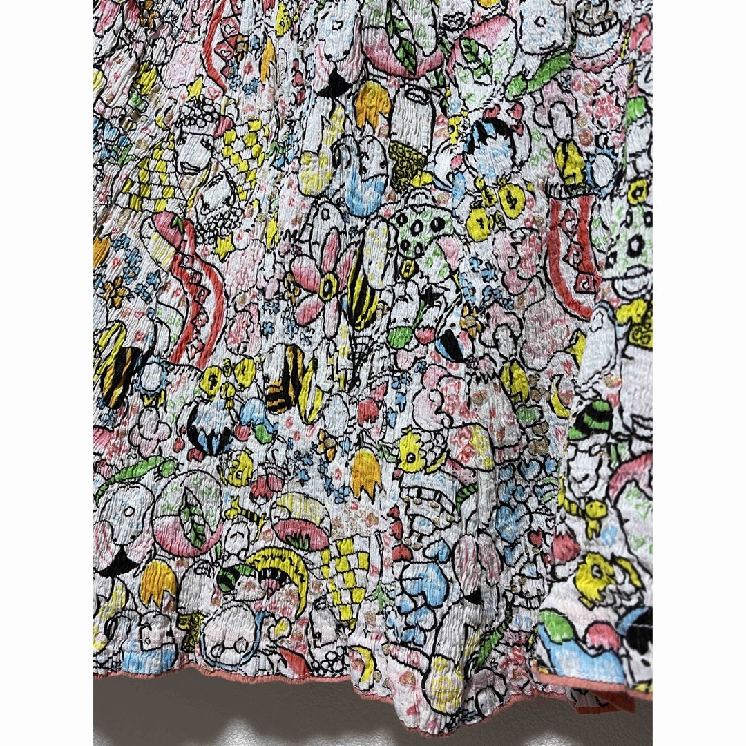 TSUMORI CHISATO(ツモリチサト)のツモリチサト　イラストプリント　新品　楊柳　スカート　 レディースのスカート(ひざ丈スカート)の商品写真