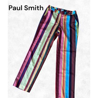 ◾︎ PaulSmithポールスミス　リネンライクウィズストライプテープパンツ