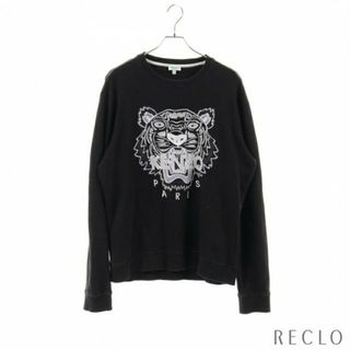 ケンゾー(KENZO)のTIGER タイガー スウェットシャツ クルーネック ブラック マルチカラー(Tシャツ/カットソー(七分/長袖))