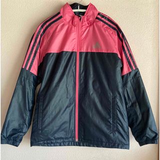 アウトドア(OUTDOOR)のadidas♡150♡ピンク裏フリースジャンパー(ジャケット/上着)