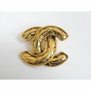 シャネル(CHANEL)のK梅003/ CHANEL ブローチ ココマーク ゴールドカラー ヴィンテージ(ブローチ/コサージュ)