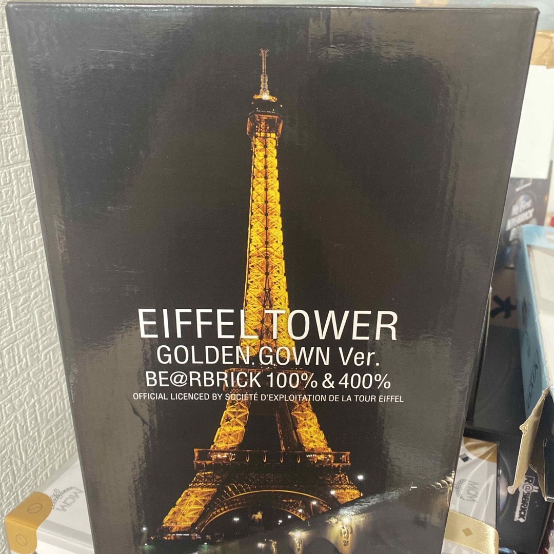 MEDICOM TOY(メディコムトイ)のBE@RBRICK EIFFEL TOWER Ver. 100％ & 400％ ハンドメイドのおもちゃ(フィギュア)の商品写真