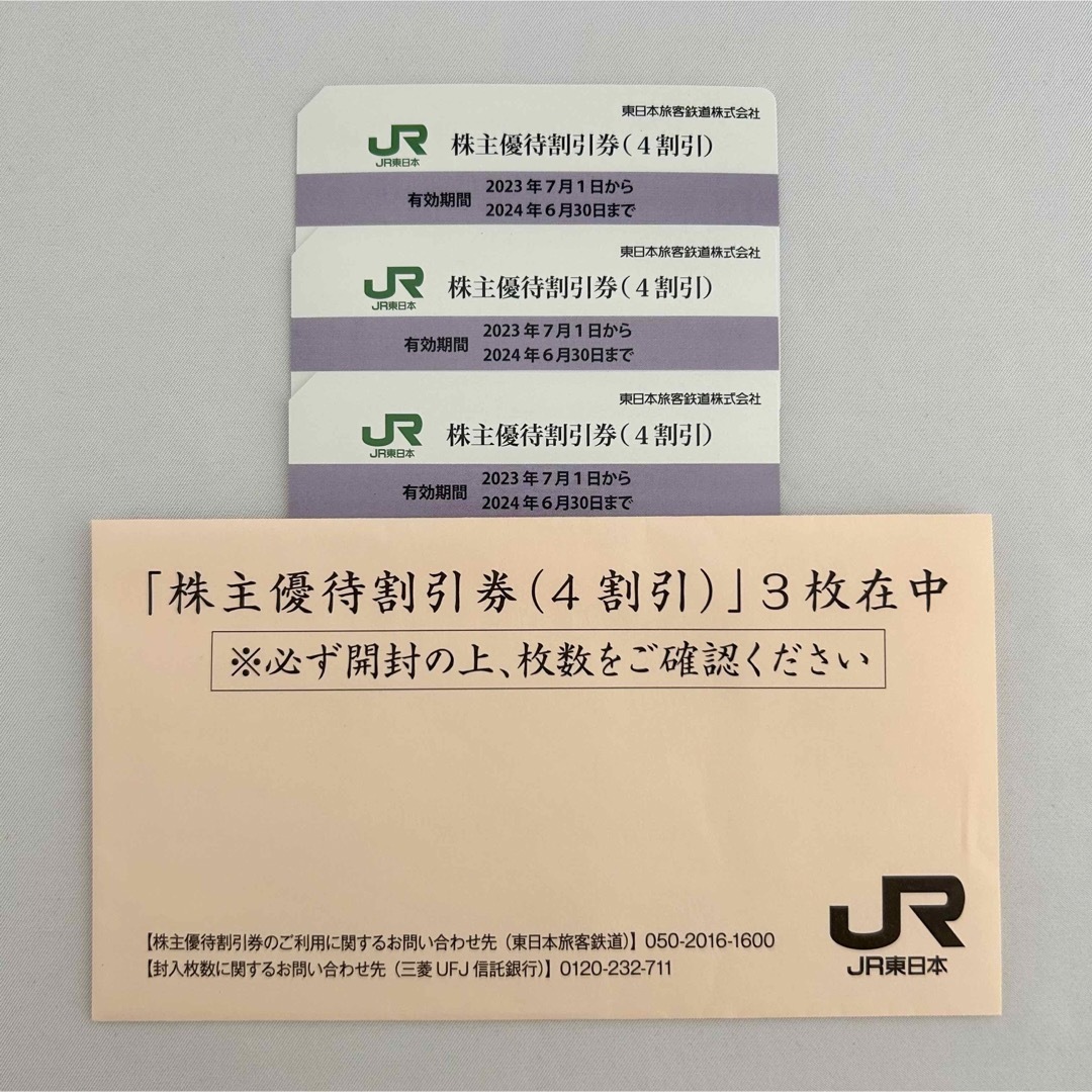 JR東日本株主優待3枚