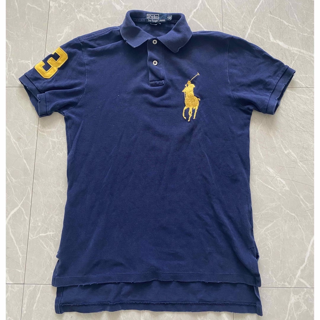 POLO RALPH LAUREN(ポロラルフローレン)のポロバイラルフローレンPolobyRalphLaurenポロシャツ Sネイビー メンズのトップス(ポロシャツ)の商品写真