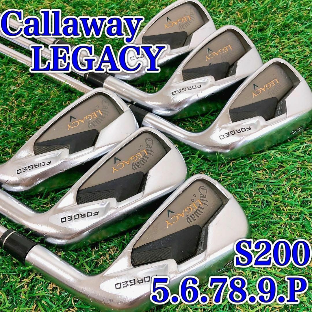 【名器】callaway LEGACY 2008 アイアン　6本セット　S200