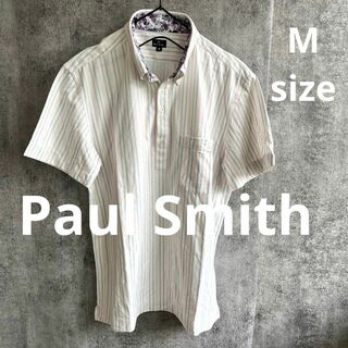 ポールスミス(Paul Smith)のポールスミス　Mサイズ　半袖シャツ　ポロシャツ　花柄(ポロシャツ)