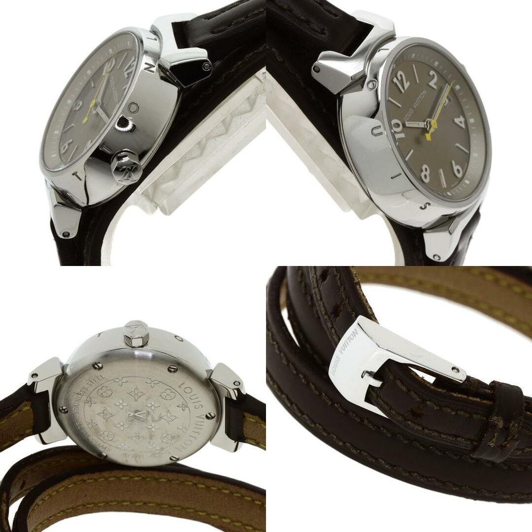 LOUIS VUITTON(ルイヴィトン)のLOUIS VUITTON Q1212 タンブール トリプルコイルド 腕時計 SS 革 レディース レディースのファッション小物(腕時計)の商品写真