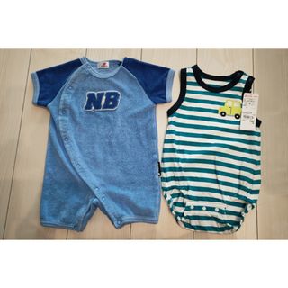 ニューバランス(New Balance)の未使用 赤ちゃん本舗 ＆ ニューバランス ロンパース 夏  7(ロンパース)