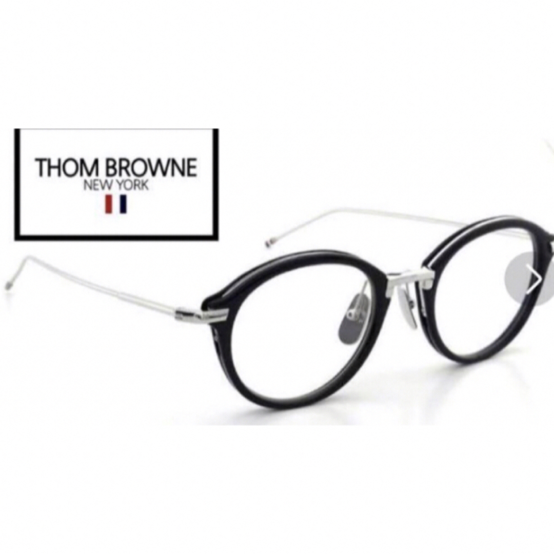 素材サイズメタルプラスチックトムブラウン　thom brown メガネ　眼鏡　TB011 シルバー