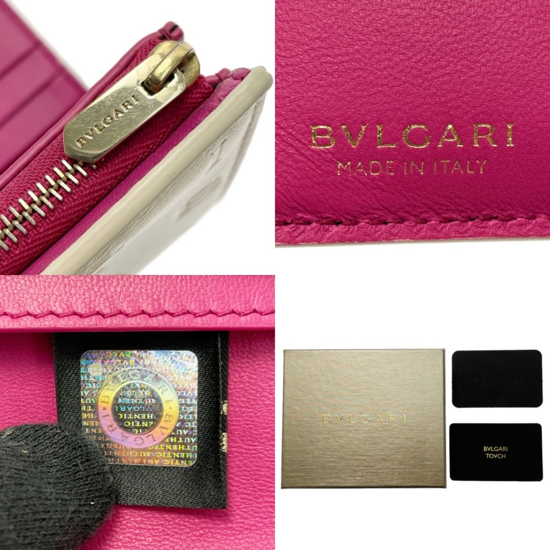 新品✨️BVLGARI インフィニートゥム 二つ折りカードホルダーレザー付属品あり