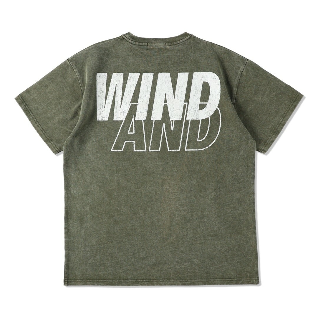 キムタク着 WIND AND SEA CRACK-P-DYE S/S TEE M