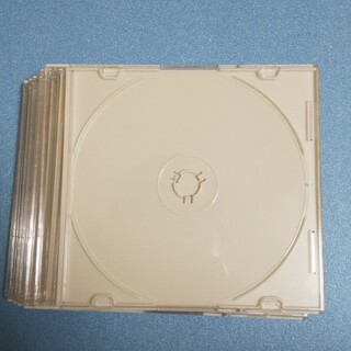 まとめ売り CD DVD 収納 ケース 7枚 セット 薄い 軽量 厚さ0.5cm(CD/DVD収納)