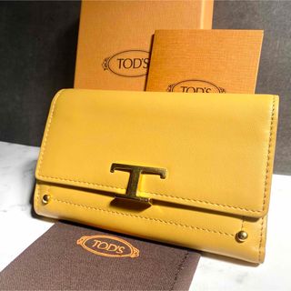 トッズ(TOD'S)の☆erieri様専用☆TOD’S トッズ Tタイムレス 三つ折財布 イエロー(財布)