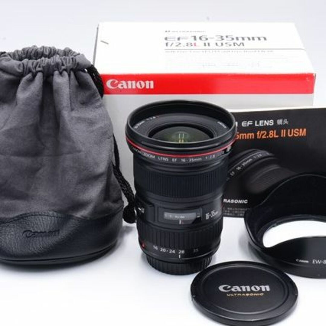 Canon 広角ズームレンズ EF16-35mm F2.8L II USMレンズ(ズーム) 販売