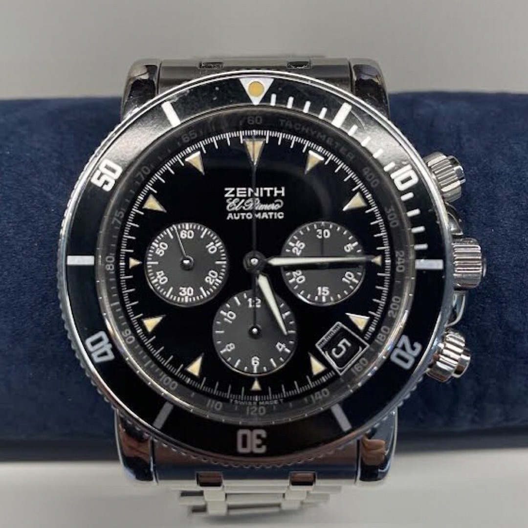 ZENITH(ゼニス)のZENITH ゼニス レインボー エルプリメロ  LVMHでOH済 メンズの時計(腕時計(アナログ))の商品写真