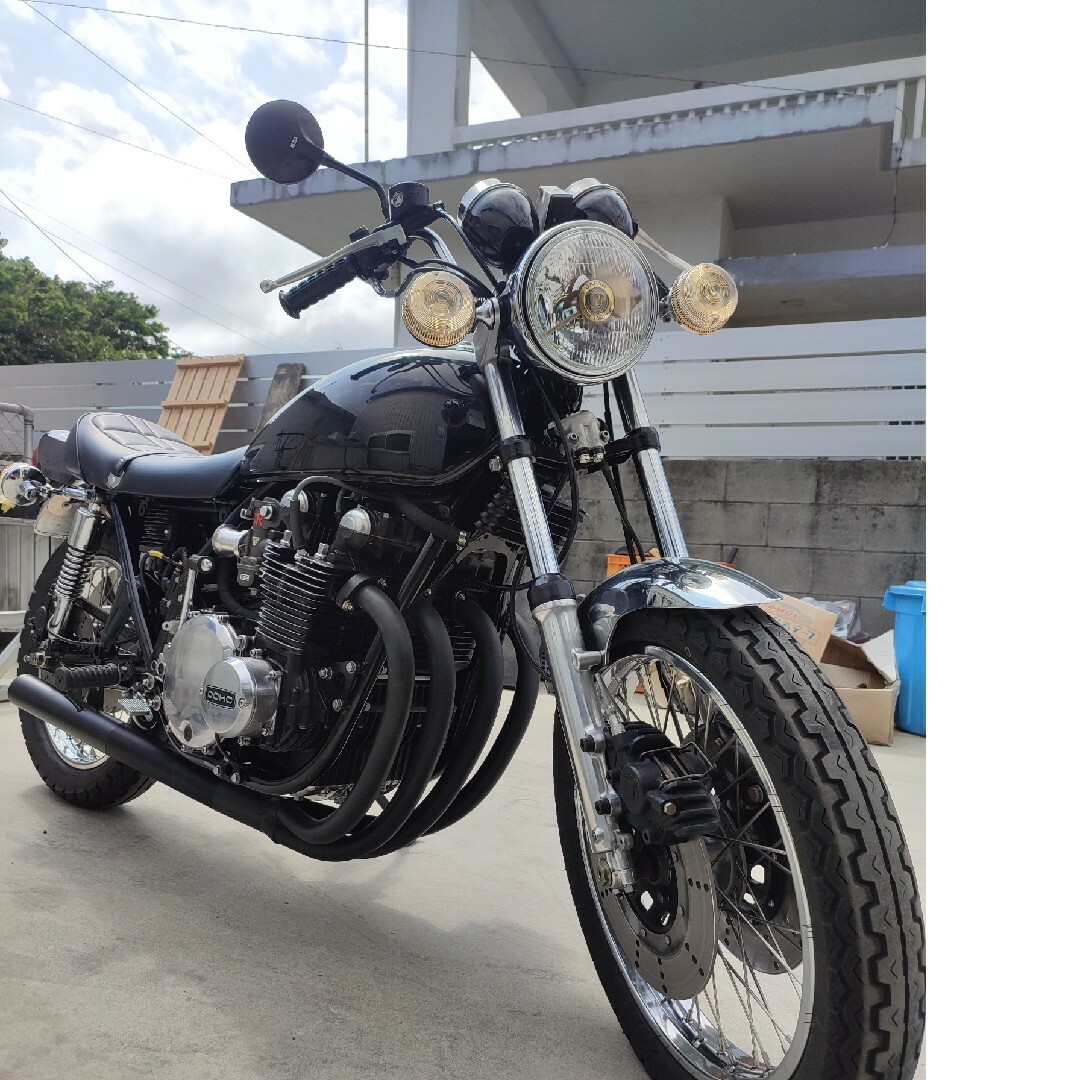 z1 z2 ヘッドライト スリーポイント cb750 シビエ LUCASシャリー