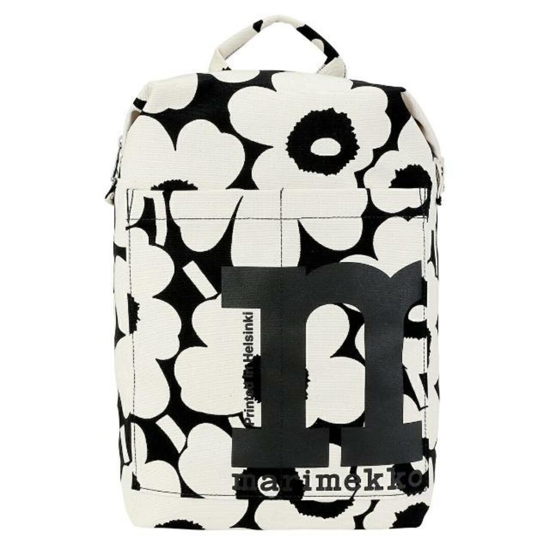 約10cm本体重量新品 マリメッコ Marimekko リュックサック ウニッコ MONO BACKPACK BLACK/COTTON