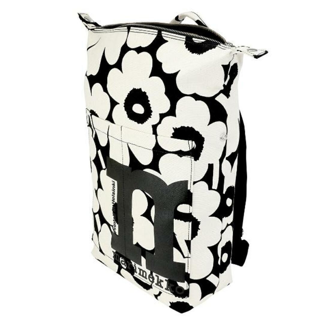 新品 マリメッコ Marimekko リュックサック ウニッコ MONO BACKPACK BLACK/COTTON