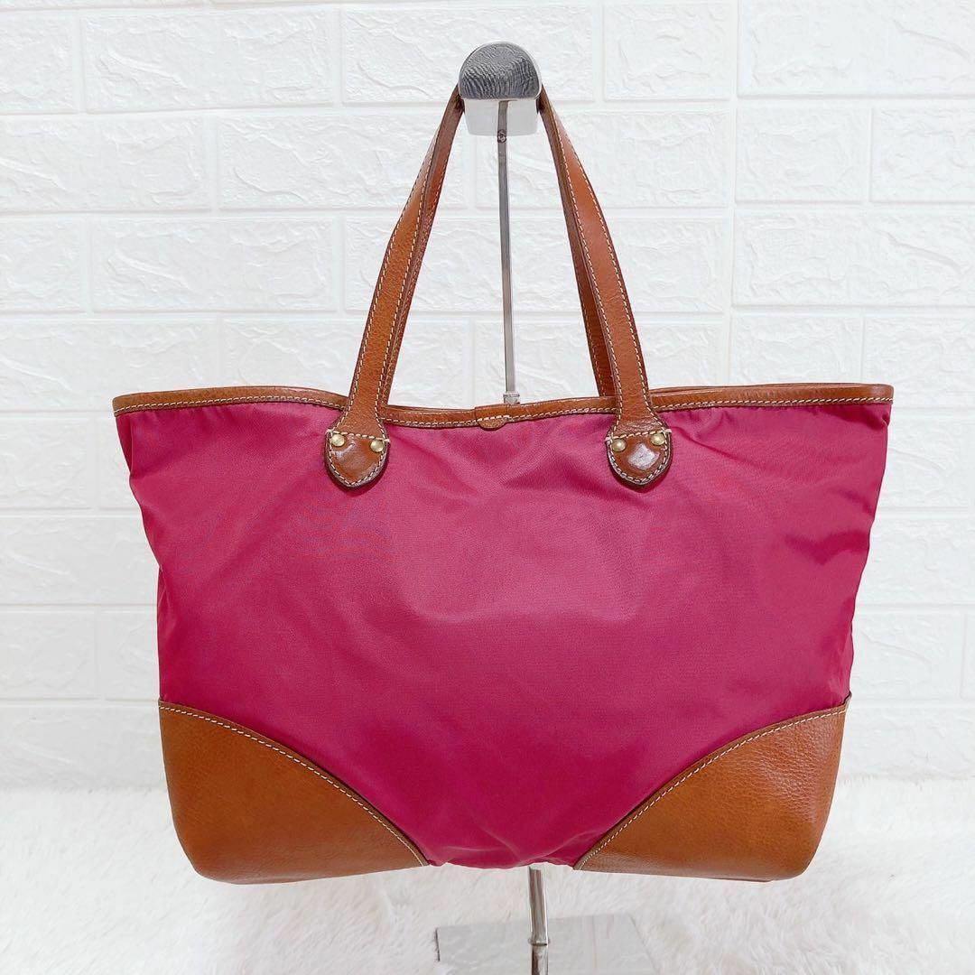 Felisi - 【美品】フェリージ ナイロン×レザー トートバッグ ブラウン