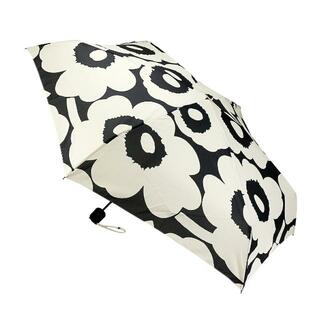 マリメッコ(marimekko)の新品 マリメッコ Marimekko 折り畳み傘 ウニッコ UMBRELLA ブラック/ホワイト(傘)