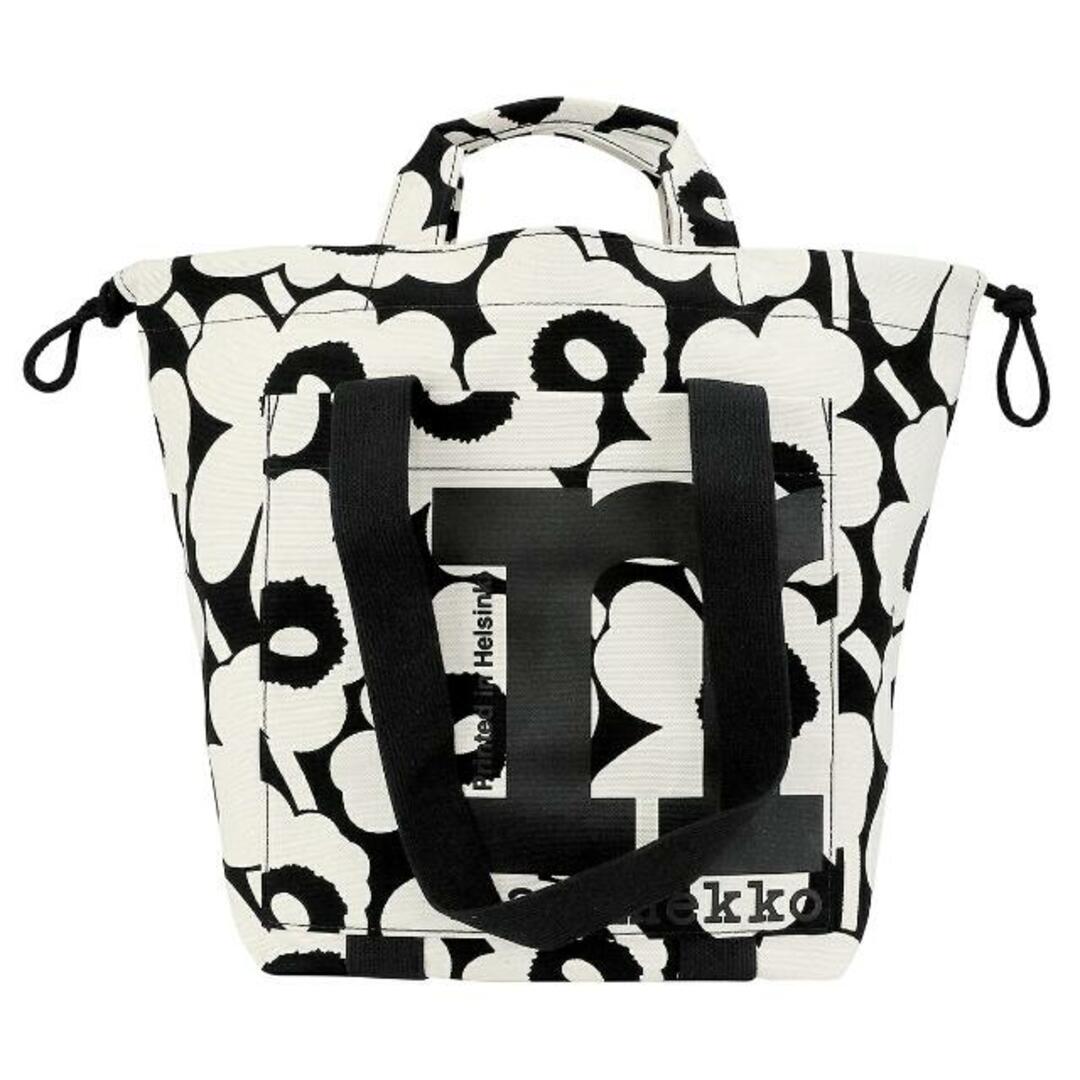 新品 マリメッコ Marimekko トートバッグ ウニッコ MONO CITY TOTE BLACK/COTTON