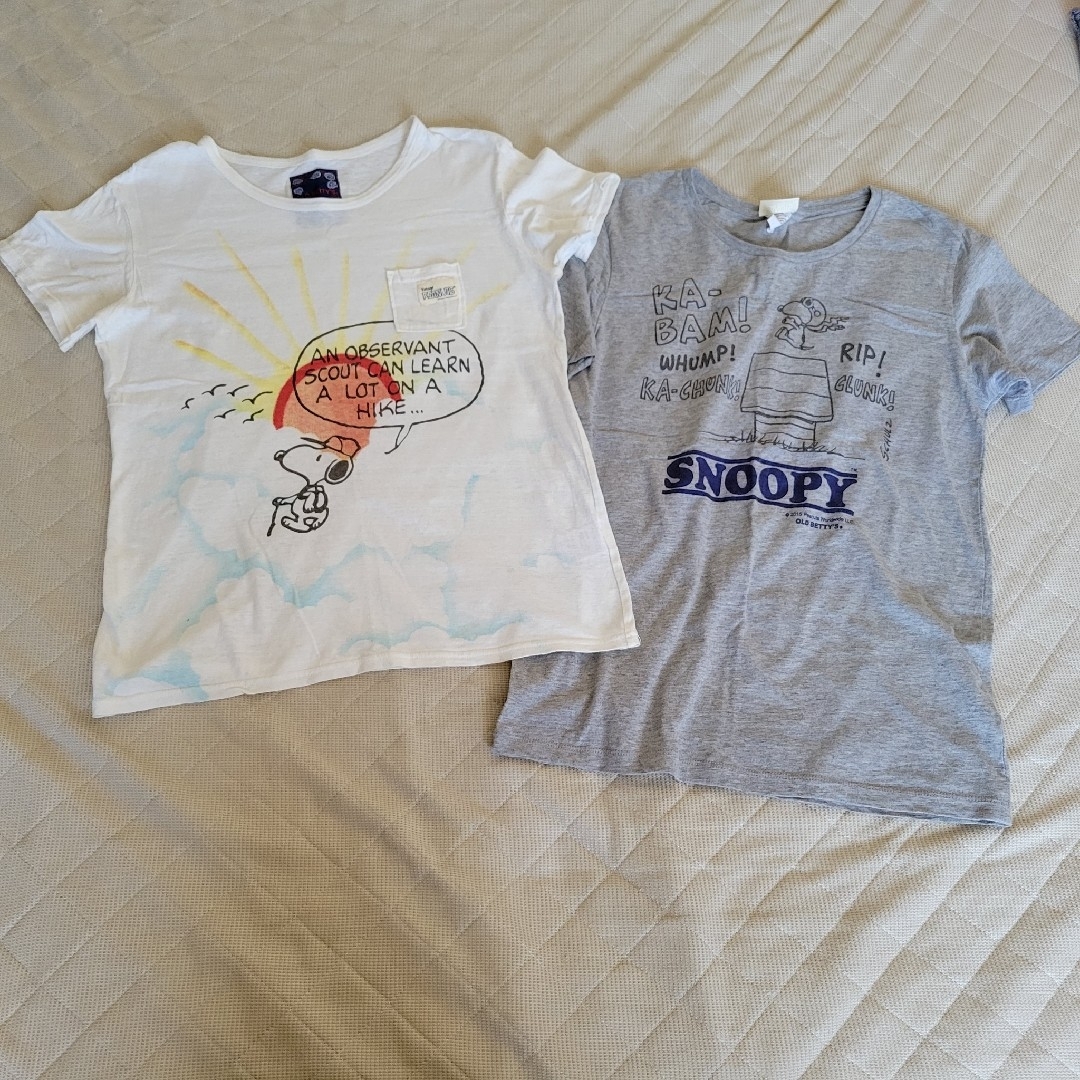 OLD BETTY'S(オールドベティーズ)のOLD BETTY'S スヌーピーTシャツ2枚セット レディースのトップス(Tシャツ(半袖/袖なし))の商品写真