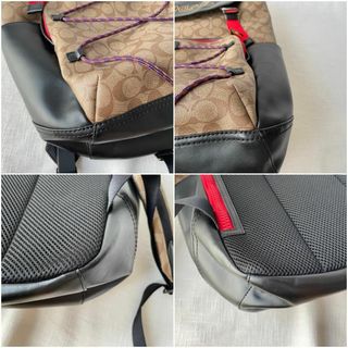 COACH - 美品 コーチ テレイン 総柄 シグネチャー リュック A4/PC収納