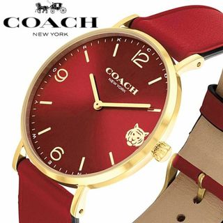 コーチ(COACH)のCOACH コーチ 腕時計 レディース ペリー レッド 赤 14503867(腕時計)