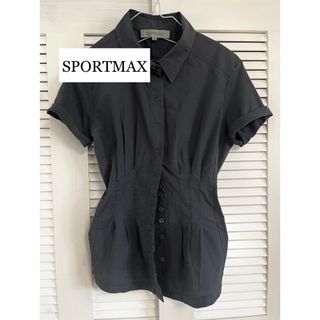 スポーツマックス(SPORTMAX（MAX MARA）)のSPORTMAX スポーツマックス マックスマーラ 半袖シャツ(シャツ/ブラウス(半袖/袖なし))