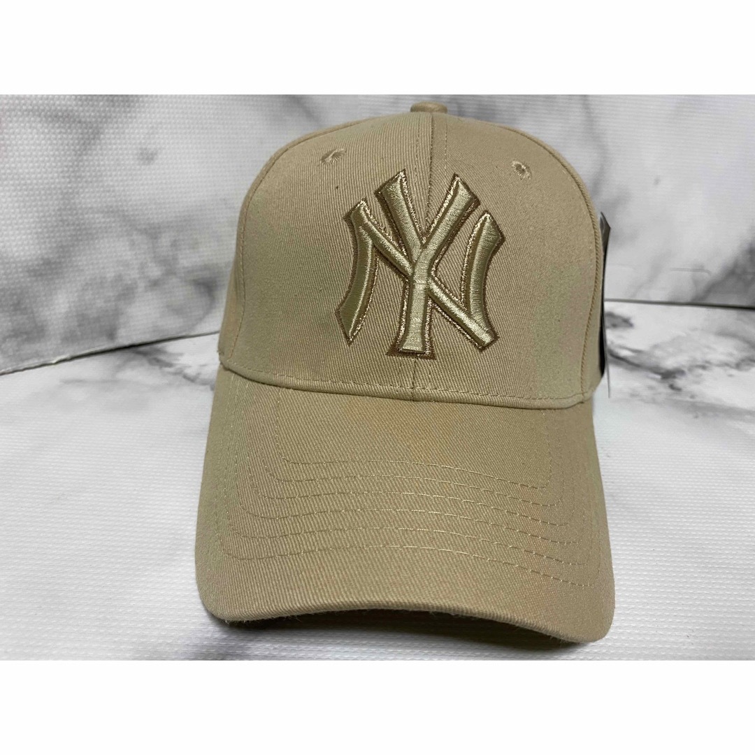 MLBニューヨーク・ヤンキースキャップ帽子 free size ゴールドブラウン メンズの帽子(キャップ)の商品写真