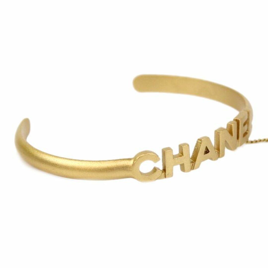 CHANEL(シャネル)のシャネル ゴールド GP ラインストーン リング ブレスレット レディースのアクセサリー(ブレスレット/バングル)の商品写真