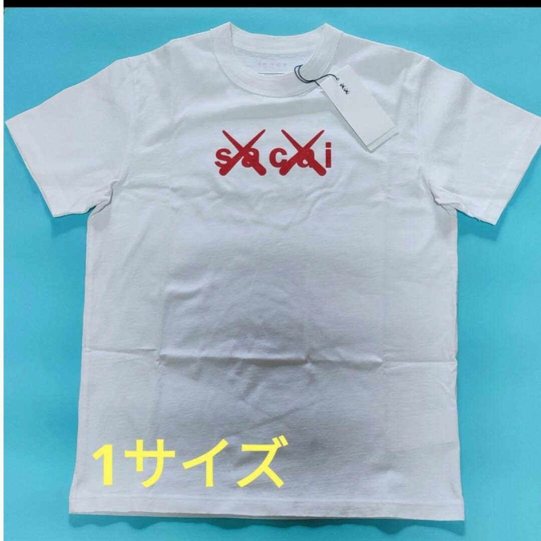 sacai x KAWS Print T-shirt WHITE サイズ1