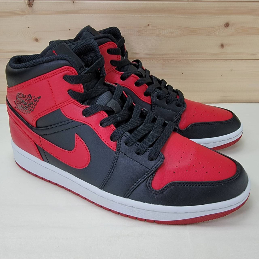 Nike Air Jordan 1 Mid Bred Toe 新品 27