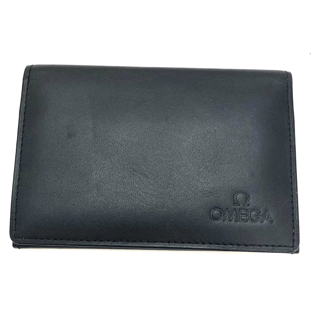 OMEGA - オメガ OMEGA レザー 黒 カードケース 18668408の通販 by